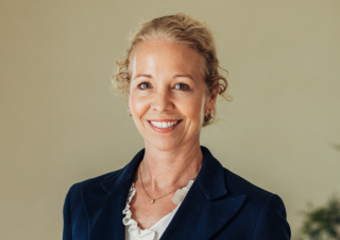 Woman smiling